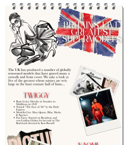 Britain's Five Greatest Supermodels