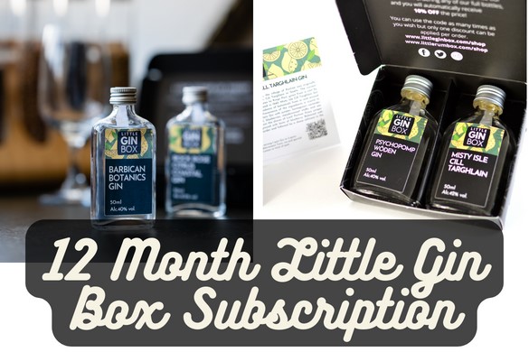 12 Month Little Gin Box Subscription