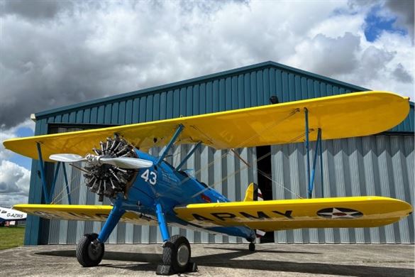 15 Minute Boeing Stearman Experience in Dorset