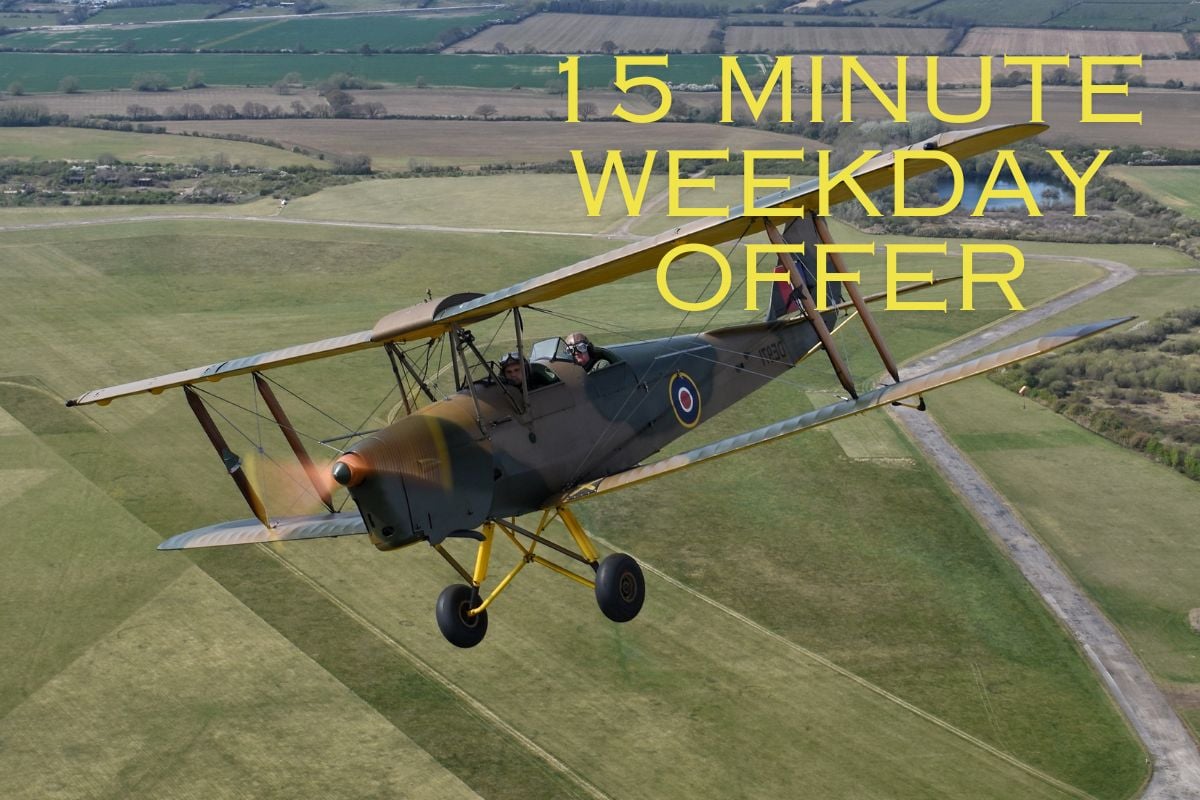 15 Minute Weekday Tiger Moth Offer