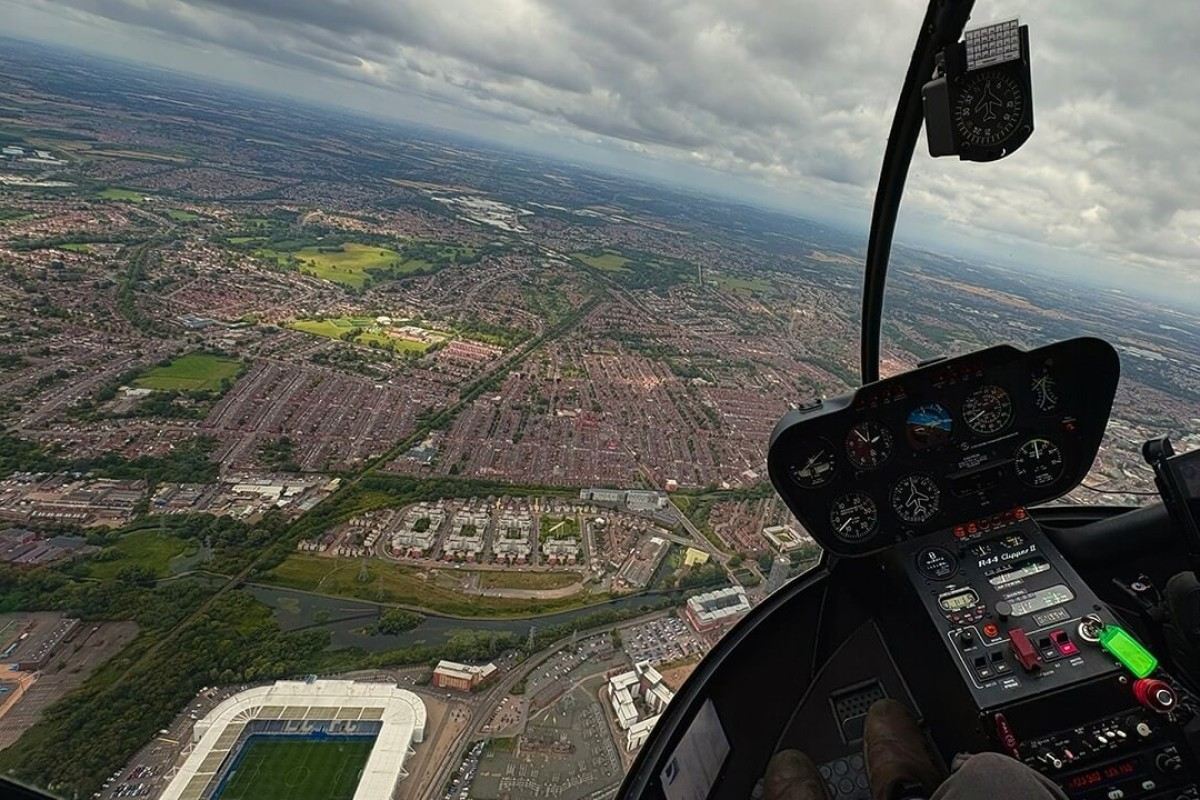 20 Minute Leicester City Skyline Helicopter Tour