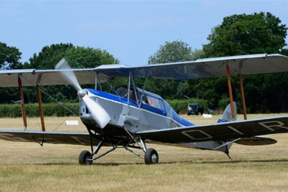 30 Minute Biplane Flight for Two - Kent