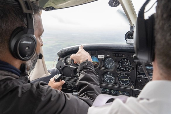 4 Seater 60 Minute Flying Lesson - Northampton