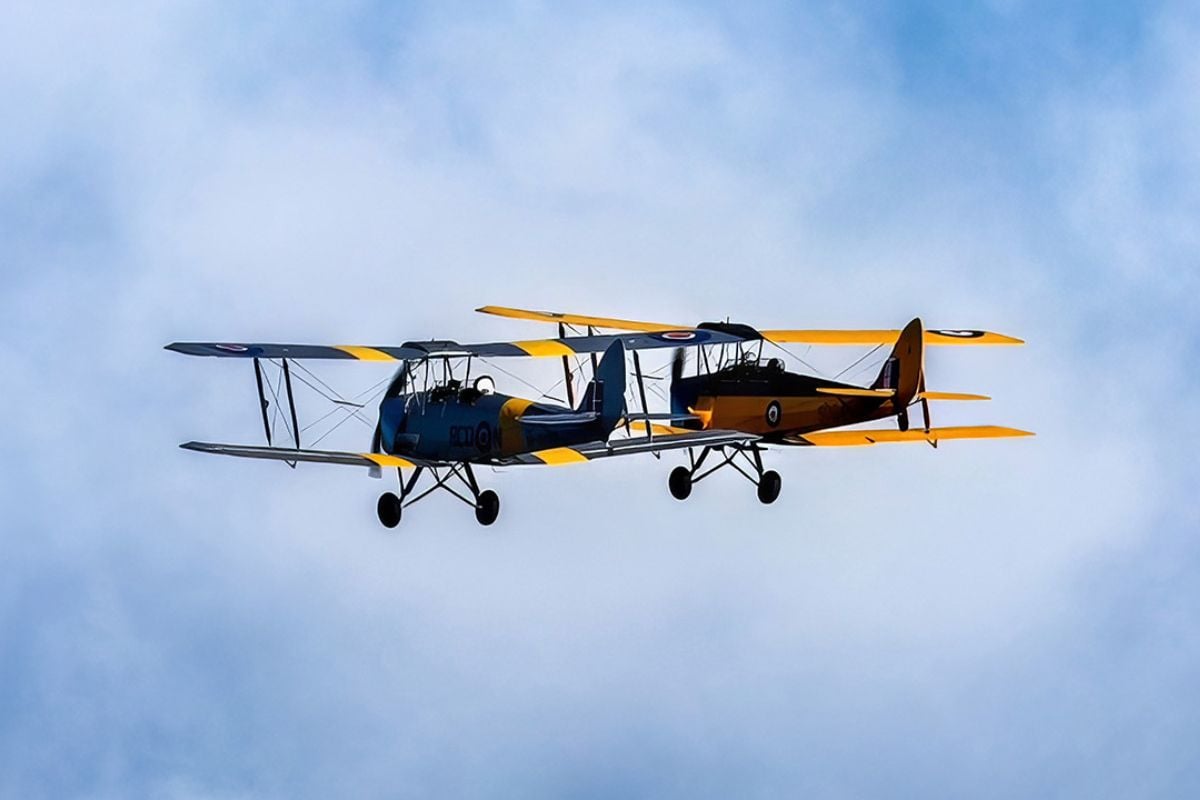 40 Minute South Coast Tiger Moth Flight from Dunkeswell Aerodrome