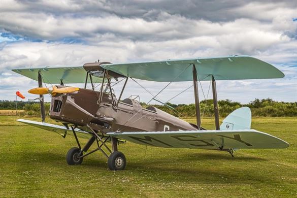 45 Minute Tiger Moth Flight Experience - Northumberland