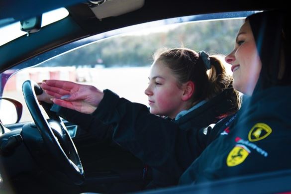 60 Minute Kids Driving Lesson + 3 Mile Supercar Drive