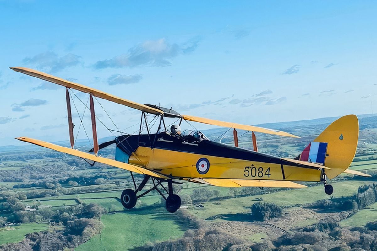 60 Minute Tiger Moth Jurassic Coast Flight from Dunkeswell Aerodrome