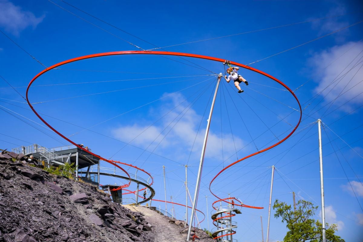 Aero Explorer for Two at Zip World Penrhyn Quarry