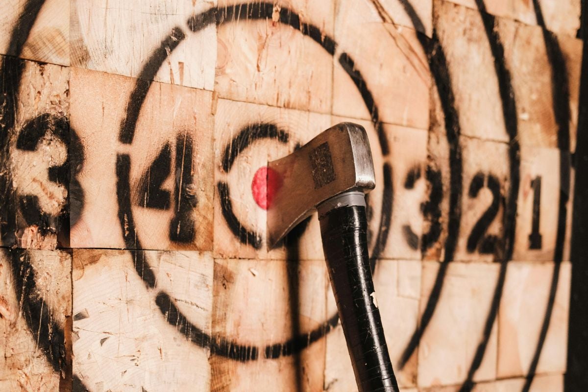 Axe Throwing Experience For Two in Somerset