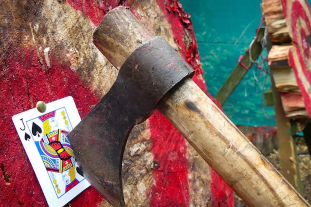 Axe Throwing at Ripley Castle Activity Centre