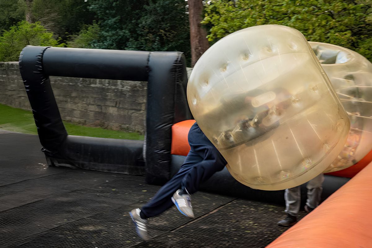 Group Body Zorbing at Ripley Castle (per person)