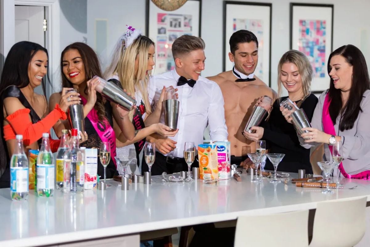 Butlers in the Buff Cocktail Class