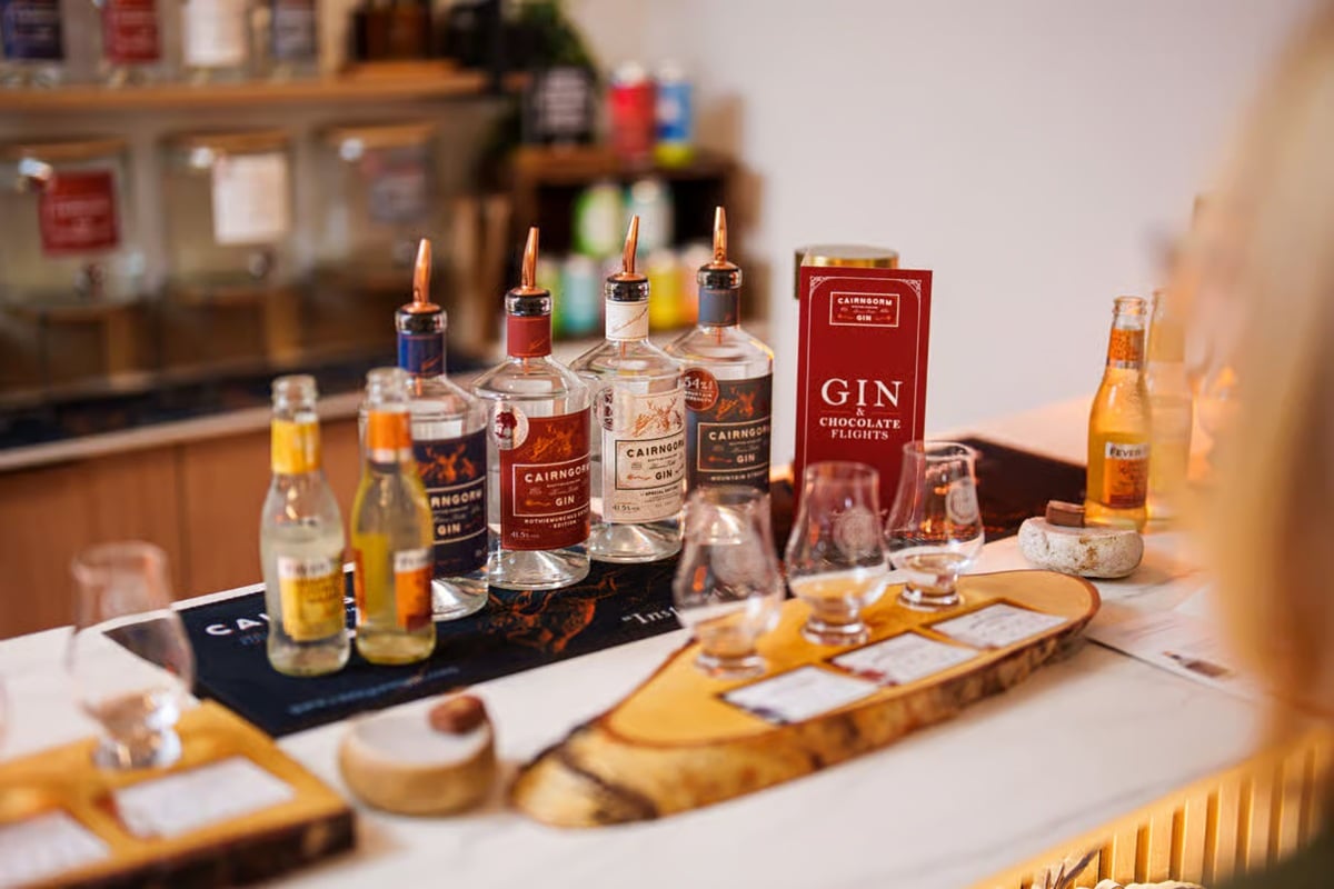 Cairngorm Gin And Chocolate Tasting