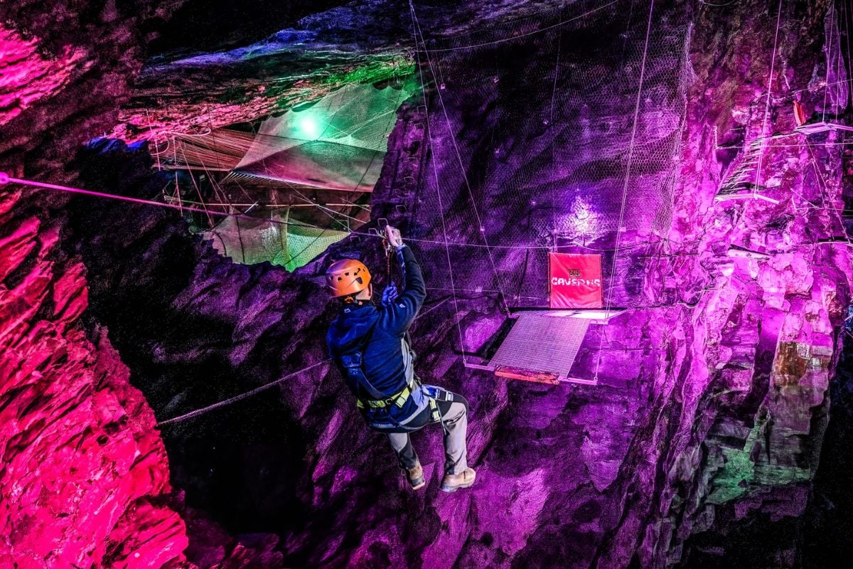 Zip World Caverns Adventure Course