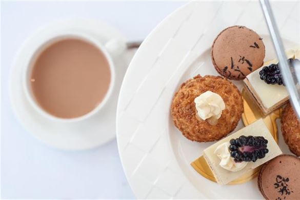 Champagne Afternoon Tea for Two at Fishmore Hall - Shropshire