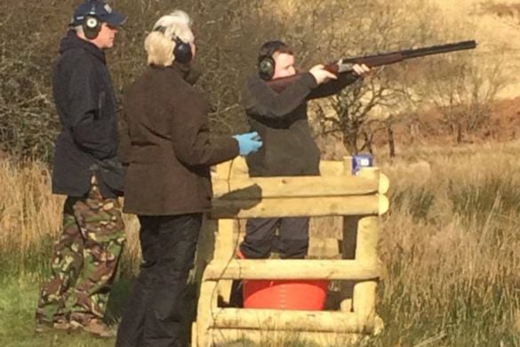 1:1 Clay Shooting Session in Brecon Beacons