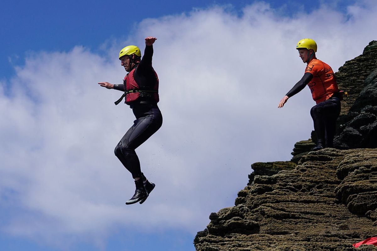 Coasteering for One in Bude