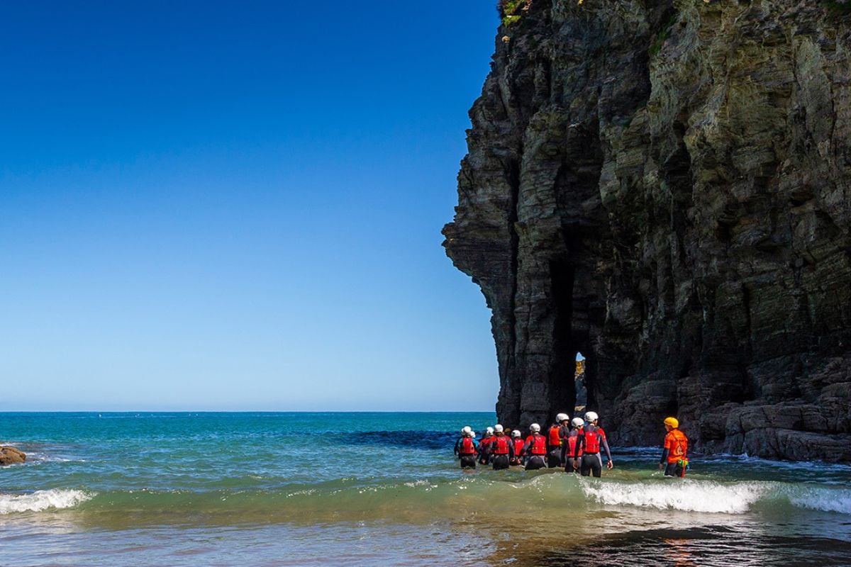 Coasteering for One in Bude