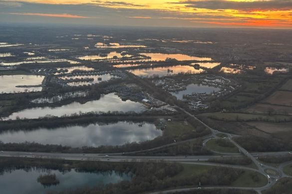 Cotswold Lakes Helicopter Tour with Cream Tea for Two