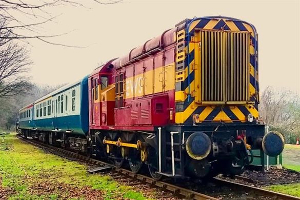 Diesel Locomotive Cab Ride In Kent