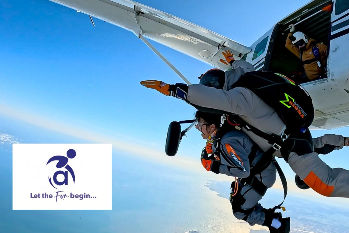 Disabled and Blind 13,500 ft Tandem Skydive – County Durham