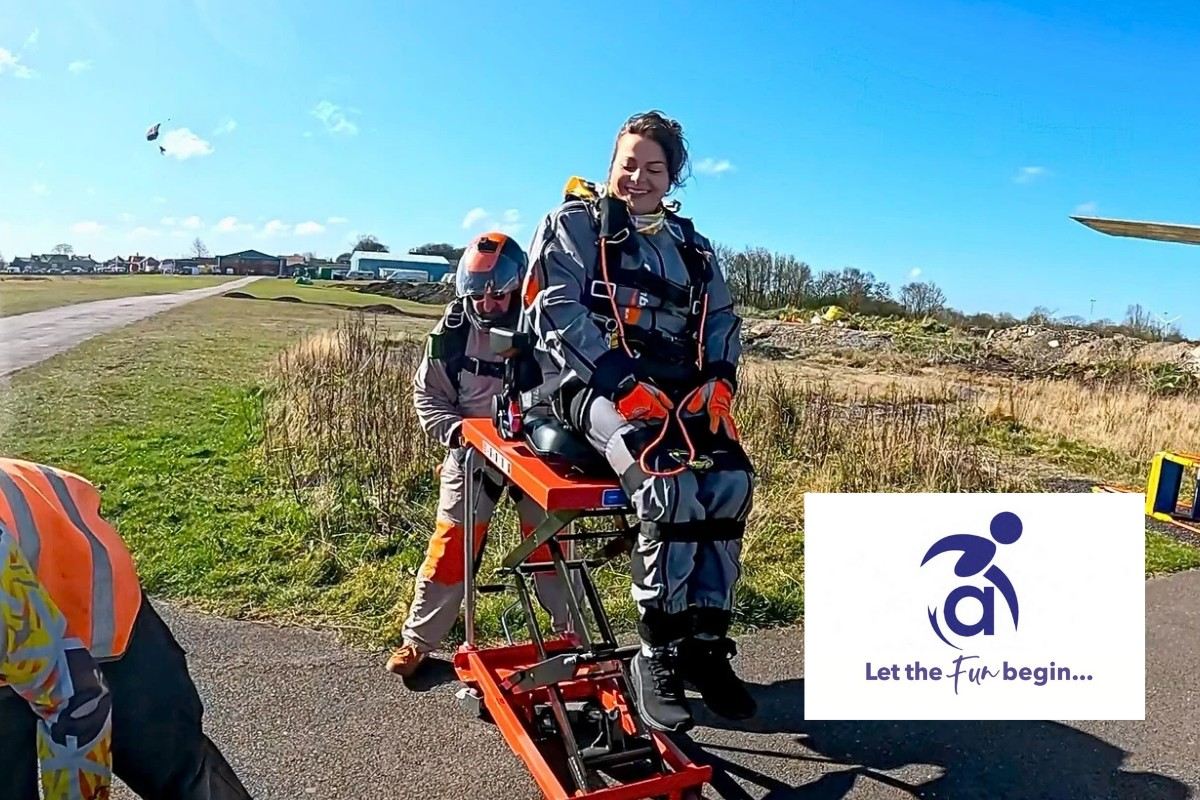 Disabled and Blind 13,500 ft Tandem Skydive – County Durham