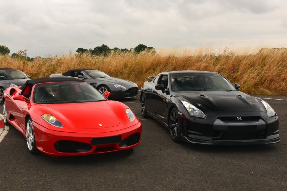 Double Supercar Thrill with High Speed Passenger Ride