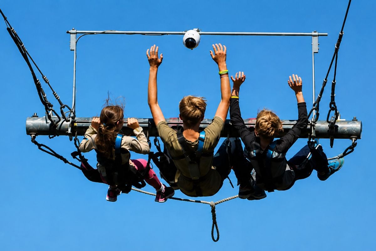The Eden Project Zero Gravity Swing for Four