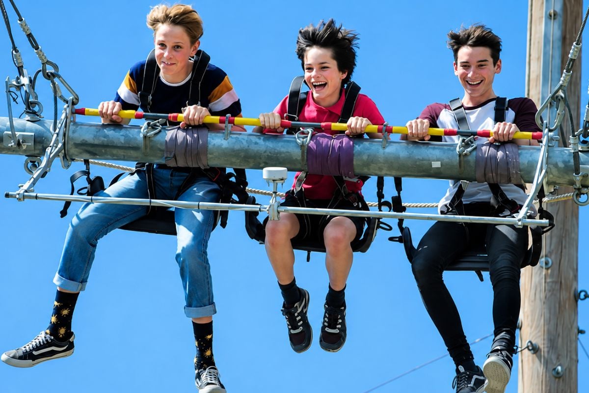 The Eden Project Zero Gravity Swing for One