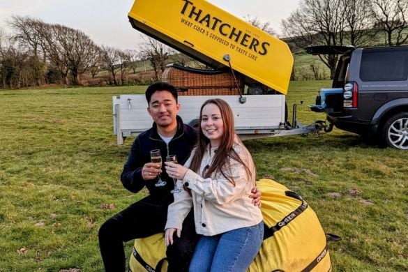 Champagne Exclusive Balloon Rides for Four - South West