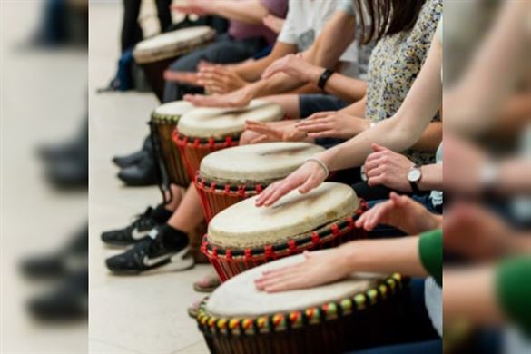 Exclusive One Hour African Drumming for up to Six