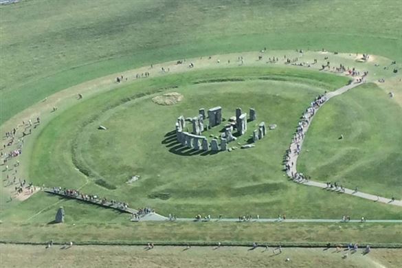 Extended Stonehenge Helicopter Sightseeing Tour for One