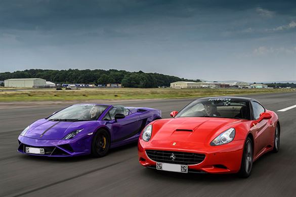 Five Supercar Thrill with High Speed Passenger Ride