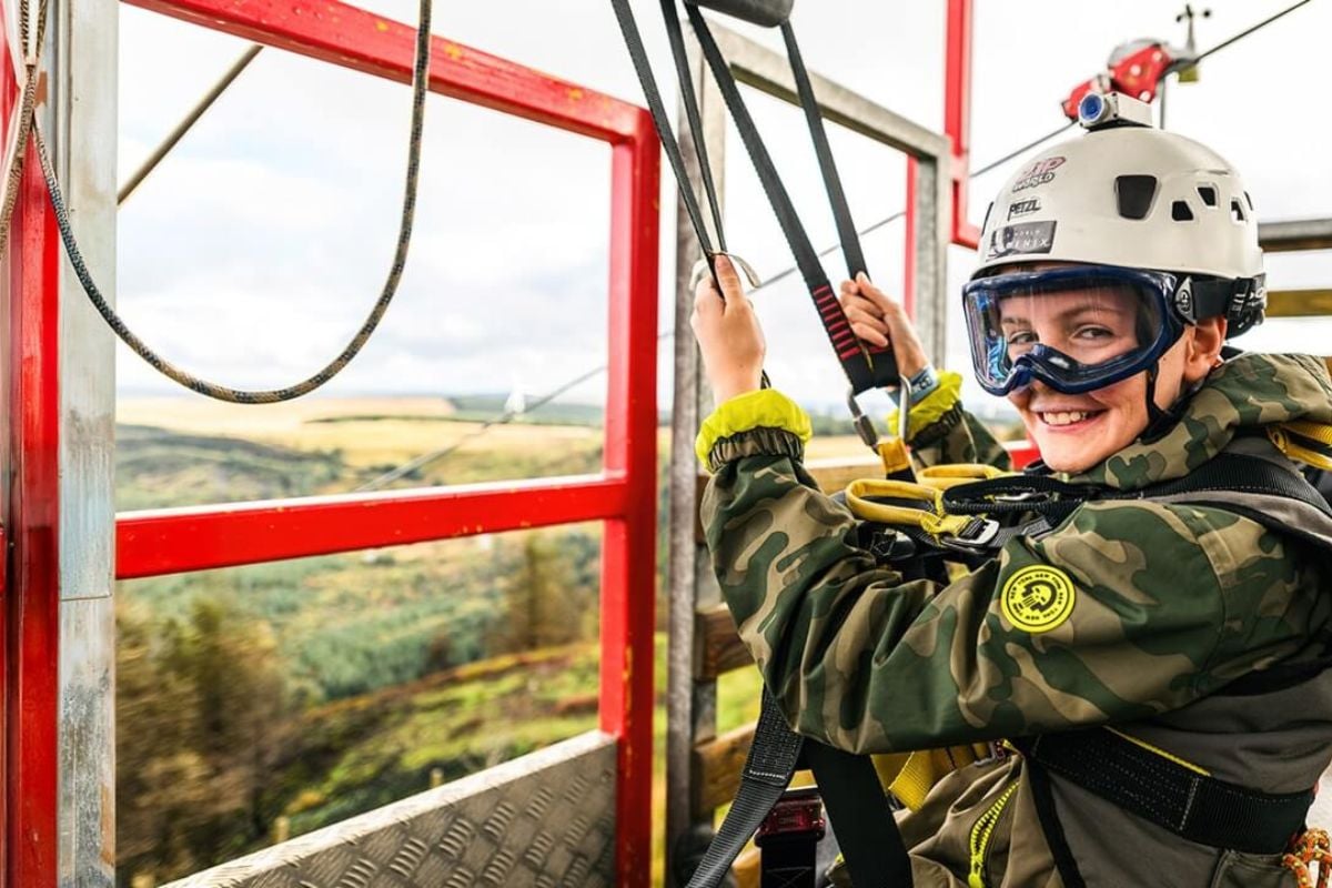 'Fly the Phoenix' at Zip World in Aberdare for Two