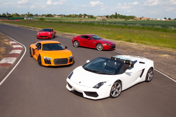 Junior Four Supercar Drive with High Speed Passenger Ride