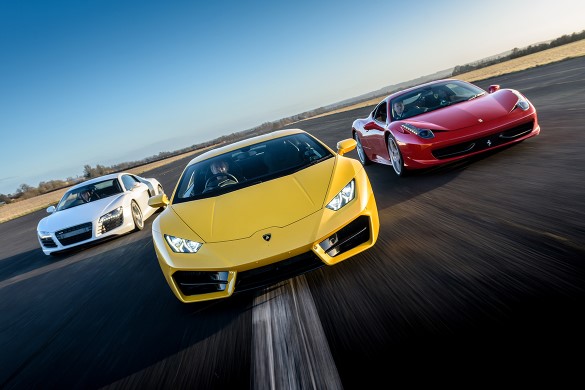 Junior Four Supercar Thrill with High Speed Passenger Ride