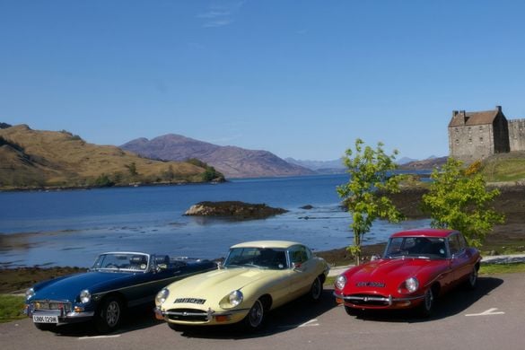 Full Day Vintage Car Hire in Scotland (Choice A)