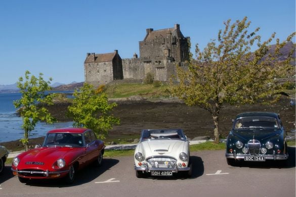 Full Day Vintage Car Hire in Scotland (Choice C)