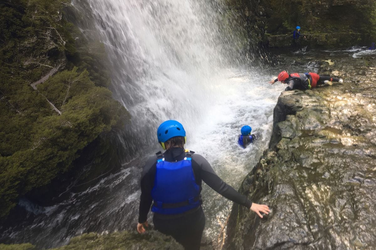 Gorge Walking Taster at Dinas Rock South Wales