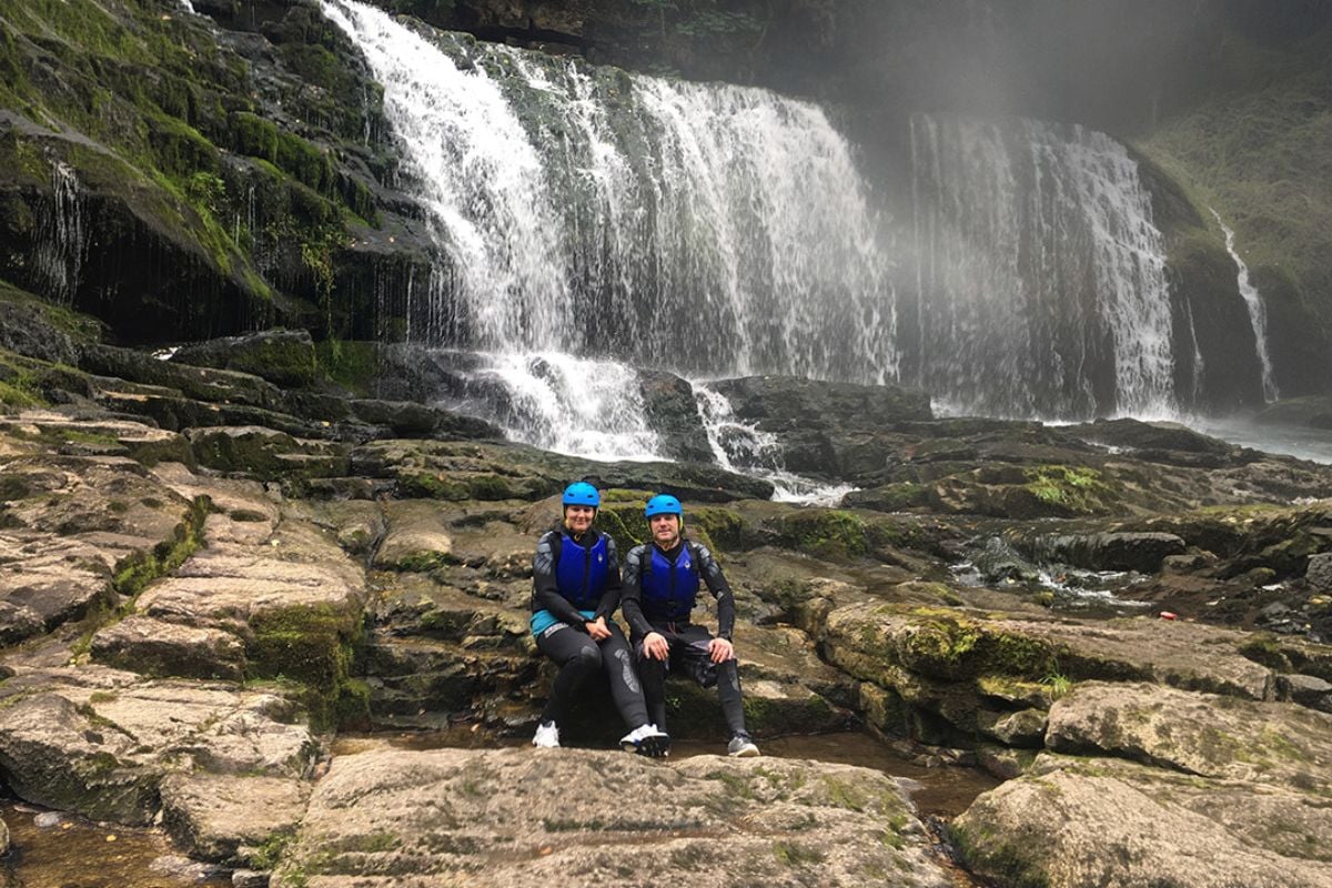 Gorge Walking Taster at Dinas Rock South Wales