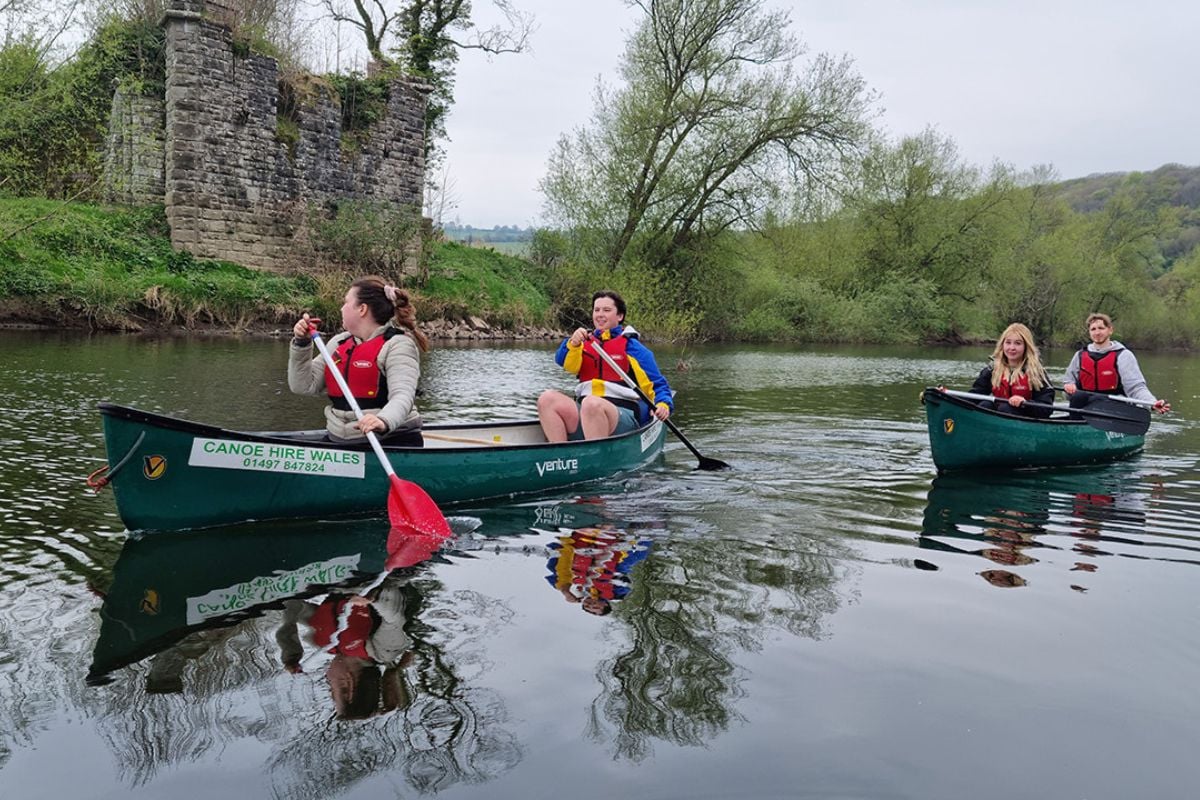 Half Day Guided Canoeing On The River Wye