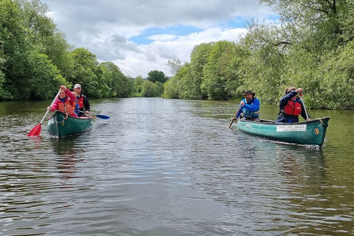 Half Day Guided Canoeing On The River Wye