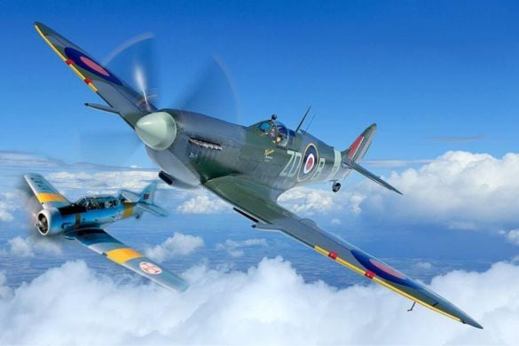 Harvard and Spitfire Flying Experience Duxford