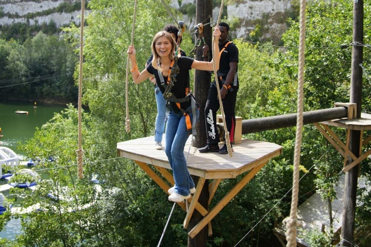 High Ropes 'Aerial Trek' for Four at Hangloose Bluewater