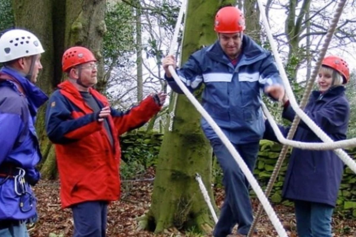 High Ropes Woodland Experience in Harrogate for 4