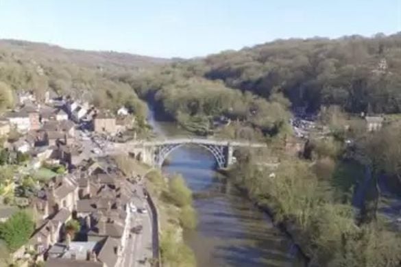 Iron Bridge and Severn Valley Helicopter Tour for Two