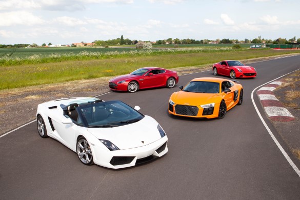 Junior Five Supercar Thrill with High Speed Passenger Ride