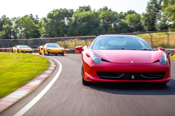 Junior Triple Supercar Thrill with High Speed Passenger Ride