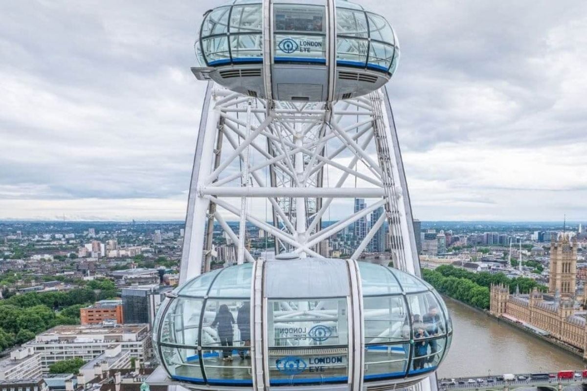 The London Eye and Two-course Meal for Two