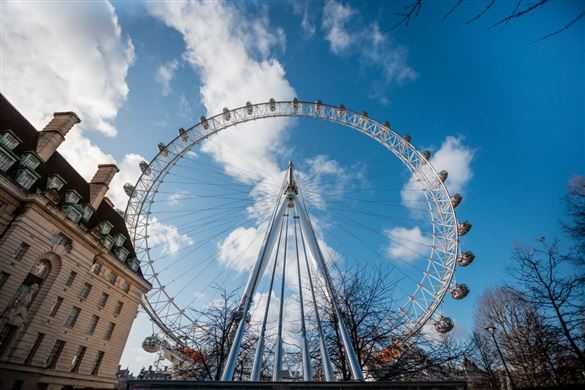 London Eye With Two Course Meal for Two